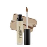 Swiss Beauty Liquid Light Weight Concealer With Full Coverage |Easily Blendable Concealer For Face Makeup With Matte Finish | Shade- Light Moyen, 6g