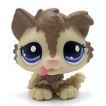 LPSCB Custom-Made Baby for Tan Brown Cream Collie Dog #2210 1 Inch Puppy Mini Pet Shop Toys