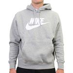 Nike Men's Sportswear Club Fleece Hoodie (M, Dark Grey/Heather)