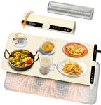 Enem Food Warmer Electric, with Extra Head Pad, Food Warming mat, Food Warmer Electric, 1 Year Warranty & Full Customer Support from Enem, Heat Pad with Adjustable Temperature Levels, 60 * 38 cm
