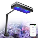 PopBloom RL180 Aquarium LED Reef Light, Smart-APP Control Full Spectrum Marine LED for Saltwater Coral Fish Tanks