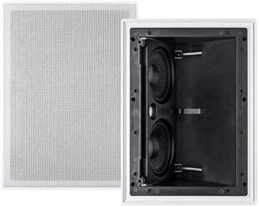 Monoprice Alpha in Wall Surround Speaker Dual 5.25 Inch Carbon Fiber 2-Way Vari-Angled (Single) - 113687