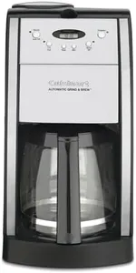 Cuisinart DGB-550BKP1 Automatic Coffeemaker Grind & Brew, 12-Cup Glass, Black