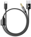 USB C to 3.5mm Aux Cable, 2 in 1 US