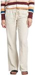 Roxy Junior's Oceanside Beach Pant, Stone, Large