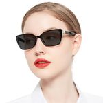 OCCI CHIARI Reading Sunglasses Women 1.0 Trendy Black Reader Sunglasses 1.0 1.25 1.5 1.75 2.0 2.25 2.5 2.75 3.0 3.5 (Black, 1.00)