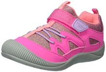 OshKosh B'Gosh Girls' Abis Protective Bumptoe Sneaker, Pink, 5 M US Toddler