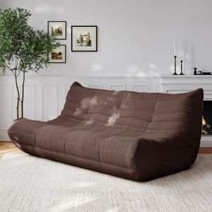 3 Seater Adults Bean Bag Chairs Togo Couch Comfy Lazy Floor Sofa