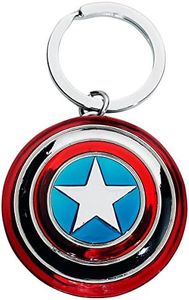 Marvel Avengers 2 Captain America Shield Pewter Key Ring