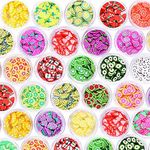 24 Boxes Fruit Slices Charms for Resin Polymer Clay Slime Making 3D Fimo Assorted Pieces Sticker Bulk for DIY Crafts Nail Art Lip Gloss Supplies Cellphone Decoration Accessories