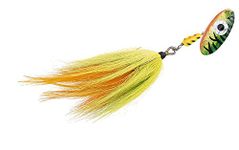 Panther Martin PMMKBE_18_FTH Big Eye Muskie Spinner Fishing Lure - Fire Tiger Holographic - 18 (3/4 oz)