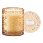 LA Jolie Muse Santal Himalayen Candle - Sandalwood, Fig & Amber | 6oz Luxury Soy Candle | 40 Hours Clean Burn | Gift-Ready for Hosts & Gatherings | Elegant Home Décor
