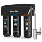 Waterdrop TSB Under Sink Water Filter System with Dedicated Faucet, 8 Layer High Capacity Water Filtration System, NSF/ANSI 42 Certified, Reduce PFAS, PFOA/PFOS, Reduce Lead, Chlorine, Bad Taste