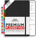 Undated, 2025 Planner, 8.5" x 11" - The #1 Productivity Planner to Achieve Your 2025 Goals - Planner 2025-2026 by PRODUCTIVITY STORE (A4, BLACK)