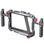 ULANZI Smartphone Video Rig with Handles, Filmmaking Case Aluminum Alloy Phone Video Stabilizer Grip Tripod Mount for Video maker Videographer with Cold Shoe Mount for iPhone 13 mini Pro Max 8 Plus