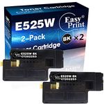 EASY PRINT EASY PRINT Compatible Toner Cartridge Replacement for Dell E525W E525 525w to Use with E525w Wireless Color Printer for 593-BBJX (Black, 2 Pack)