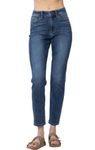 Judy Blue Women's High Waist Shield Back Pocket Slim Fit Jeans 82549, Blue, 7