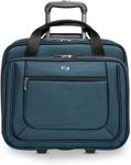 SOLO New York Rolling Laptop Bag, Lagoon, 17.3", Rolling Laptop Bag