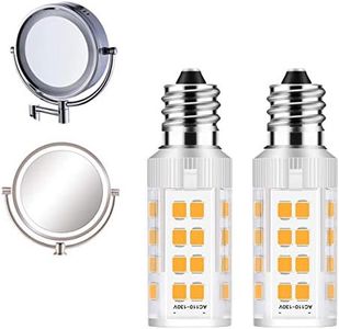 2Pack LED Makeup Mirror Bulb Replacement Mirror 20W RP34B Light Bulb fits BE151T BE71CT BE47X BE47BR for Cosmetic Vanity Makeup Mirror with Single Double Sided Lighted Magnification (6000K)