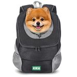 KIKA Pets Dog Carrier Backpack Puppy Dog Travel Carrier Front Pack Breathable Head-Out Backpack Carrier for Small Dogs Cats Rabbits (Extra Large Size, XL)