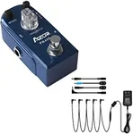 AZOR Vintage Phaser Guitar Effect Pedal with Guitar Pedal Power Supply 5 way