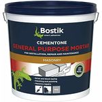 Bostik Cementone General Purpose Mortar, Pre-Mixed, Easy to Use, For Interior & Exterior Repairs & Maintenance, Colour: Grey, Size: 5kg (Packaging may vary)