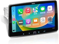 Sound Storm Laboratories SDML10ACP Car Audio Stereo System - Apple CarPlay, Android Auto, 10.1 Inch Single Din, Touchscreen, Bluetooth Head Unit, No CD Player, Radio Receiver, High Resolution FLAC