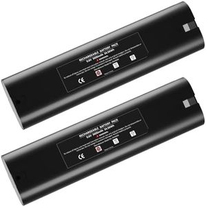 Munikind 2 Pack Upgrade to 3600mAh Replacement Battery Compatible with 9.6V Ni-Mh Battery Compatible with 9000 9033 193890-9 192696-2 632007-4 6096D 6093D DA391D 6095D 5090D