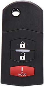 VOFONO 3 Buttons Key Fob Compatible with 2011-2015 Mazda 2, 2010-2013 Mazda 3, 2006-2015 Mazda 5, 2007-2012 Mazda CX-7, 2007-2015 Mazda CX-9 (BGBX1T478SKE125-01) 315 MHz