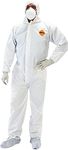 Heavy Duty All Purpose Coverall, Engineered for Maximum Protection & Comfort (Single 3X-Large Coverall) by Tiger Tough, White, 3X-Large