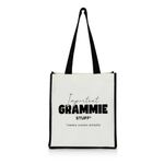 Grammie Gifts Grandma Gifts Grandmother Gifts Best Grandma Gifts Grammie Medium Canvas Tote Bag Beach Bag Reusable Grocery Shopping Bags Mothers Day Retirement Birthday Thank You Gifts for Oma Grammy