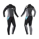 Osprey Womens Full Length Wetsuit, 3MM Summer Wetsuit, Blue/Black, Multiple Sizes