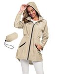 Ladies Windbreaker Jacket Hood Lightweight Raincoat Women Waterproof Windbreaker