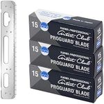 Feather Artist Club ProGuard Razor Blades - (3 Pack of 15) - Single Straight Edge Razor Blades with Guard Refills for Shaving - For Men & Barbers