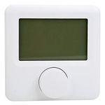 Digital Room Thermostat, HYO6BW Digital LCD Display Heating 2 Wire Wirele Temperature Controller Ermostat Wireless Battery Programmable Thermostat