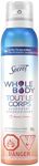 Secret Whole Body Aluminum Free Deodorant for Women Body Spray Peach & Vanilla 99g