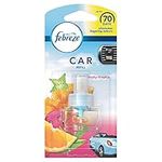 Febreze Car Air Freshener Clip 7 ml, Car Clip Refill with Fragrance Fruity Tropics to Remove Odours in the Car, 1 Unit