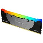 Kingston Fury Renegade RGB 32GB 3600MT/s DDR4 CL18 Desktop Memory Single Module | Intel XMP | AMD Ryzen | Infrared Syncing | KF436C18RB2A/32