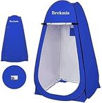 Brekmis Pop Up Privacy Tent – Portable Camping Tent Privacy Shelter for Shower Toilet Dressing Changing UV/Rain Shelter with Windows – for Camping and Beach Outdoors– Easy Set Up Foldable with Carry Bag Lightweight and Sturdy（Blue）