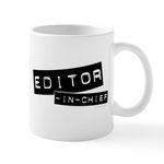 CafePress Editor in Chief Mug 11 oz (325 ml) Ceramic Coffee Mug