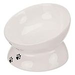 Trixie Ceramic Cat Feeder White