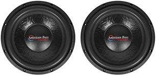 2 American Bass XO 1244 12" 600 Watt Car Audio Subwoofers DVC 4-ohm Subs XO1244