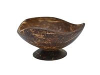 Value Wars Coconut Shell Soap Holder - Eco-Friendly Sink Organizer for Kitchen and Bathroom - Rustic and Sustainable Soap Tray Crafted from Natural Coconut Shell Pack of 1