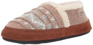 Acorn Women's Moc with Premium Memory Foam Slipper, Nordic Oatmeal Heather, 3/4 UK