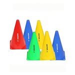 Vector X Plastic Cone Set for Training (9inches) (Pack of 6)