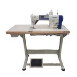 JUKI DDL 8000APMS-NBK Industrial Sewing Machine, White/Blue, Alloy Steel, Servo Motor Control Panel, Fully Automatic Thread Cutter, Corded Electric, 1.0 years EU Spare Part Availability