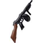 Smiffys Inflatable Tommy Gun, Black 75cm / 30in, 1920's Razzle Fancy Dress, Adult Dress Up Accessories