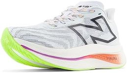 New Balance Men's FuelCell SuperComp Trainer V2 Running Shoe, Ice Blue/Neon Dragonfly, 14 Wide