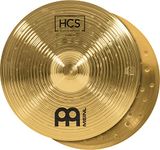 Meinl Cymbals HCS Hihat Cymbals 14 inch (Video) for Drum Set (35,56cm) – Pair – Traditional Finish Brass, Made In Germany (HCS14H)