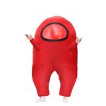 Inflatable Costume for Kids,Funny Inflatable Halloween Costumes Blow Up Space Suit Costumes,Cosplay Game Fans (Red)